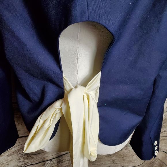 Dowara Comfortable Navy Blazer Size Large NWT - Picture 6 of 11